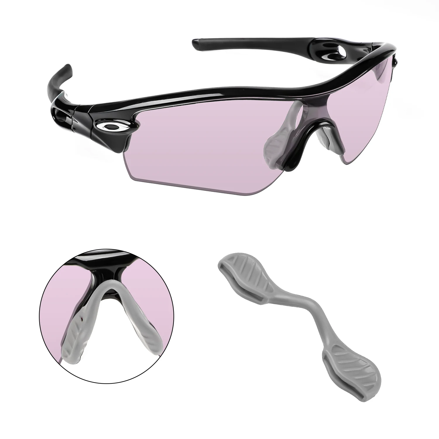Suitable for Oakley RadarLock Path OO9181 OO9206 Replacement Nose Pads Compatible With RadarLock Path OO9181 OO9206 Frame
