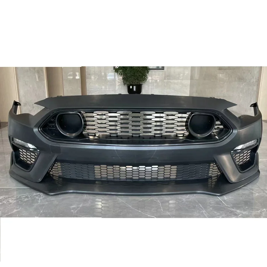 Mach 1 Car Front bumper Conversion facelift upgraded body kits For Mustang 2018-2022 Bodykit