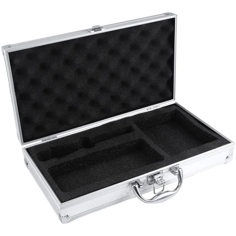

Excellent-With Sponge Wireless Microphone Case Microphone Hard Case Mic Toolbox Microphone Box For Broadcast Equipment Easy Inst