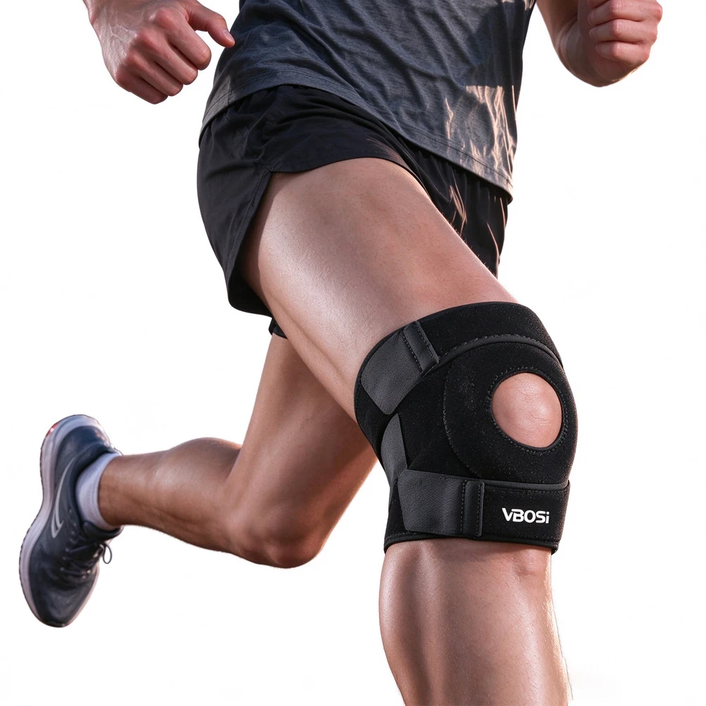 1/2PCS Patella Knee Brace for Women Men,Knees Compression Sleeve Knee Braces for Arthritis,Support,Essential Workout Knee Pads