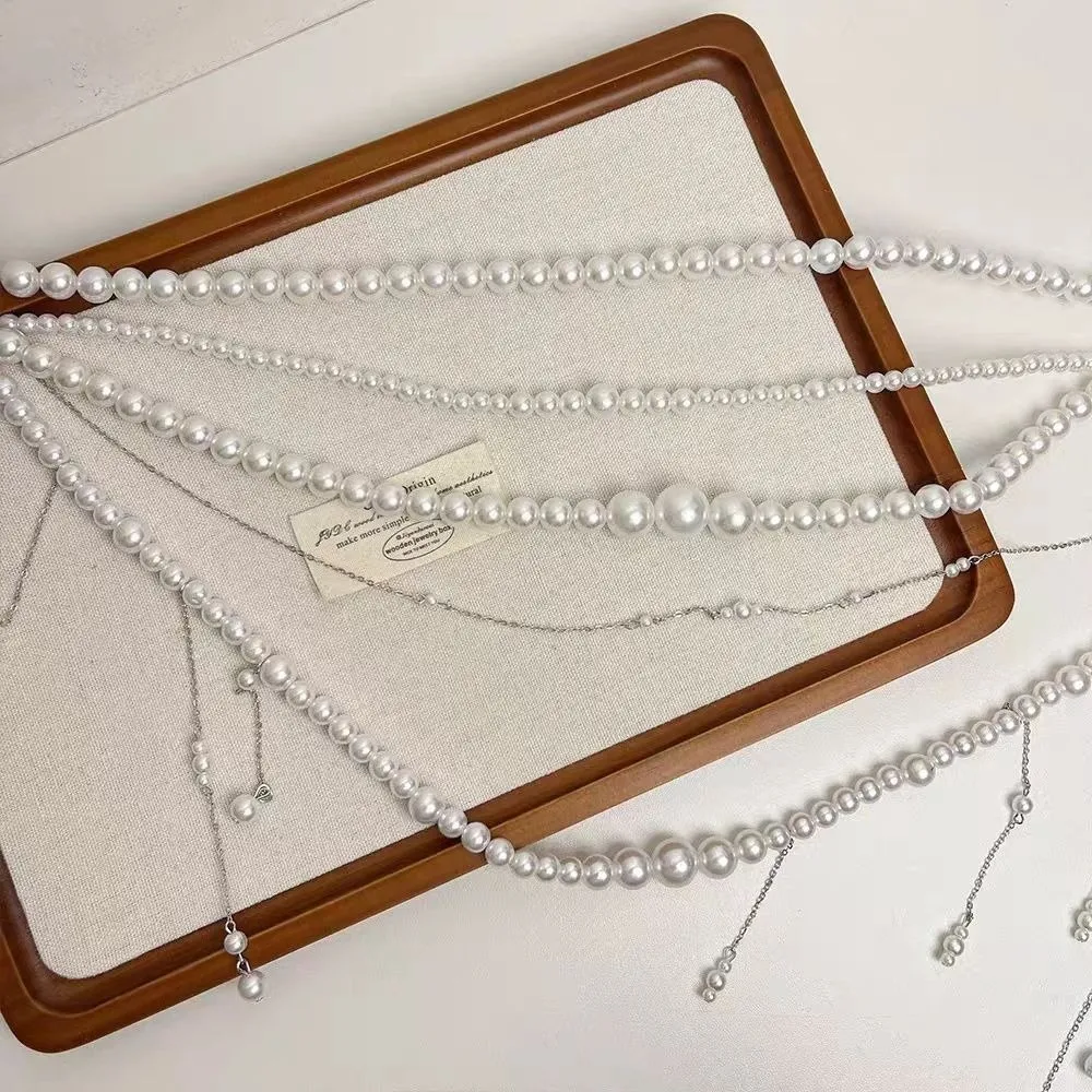 Glitter Pearl พู่เอว CHAIN Multilayer เสื้อผ้าอุปกรณ์เสริมเครื่องประดับอุปกรณ์เสริม Pearl จี้เข็มขัดชุดลําลอง