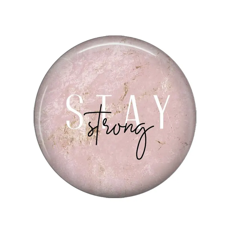 Phrase de motivation avec photo ronde en verre, cabochon à dos plat, Fleece Believe, démo, résultats exécutifs, 10mm, 12mm, 14mm, 18mm, 20mm, 25mm, 30mm