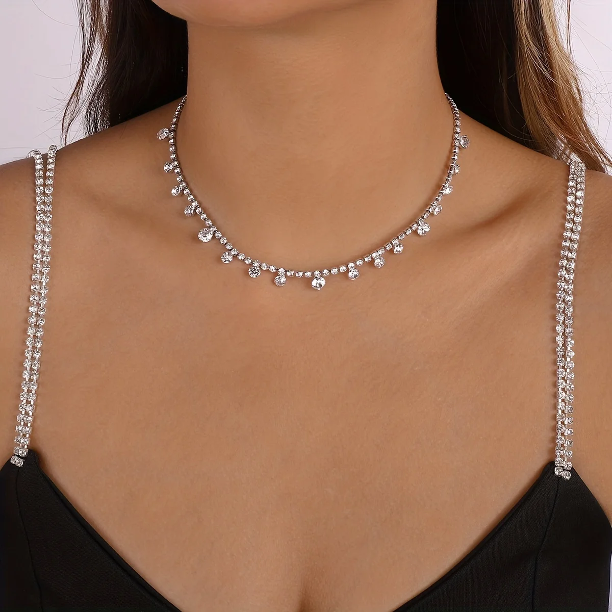 Modern Fashion Neckchain Women's Water Claw Chain niche Necklace Light Luxury Short Choker Necklace