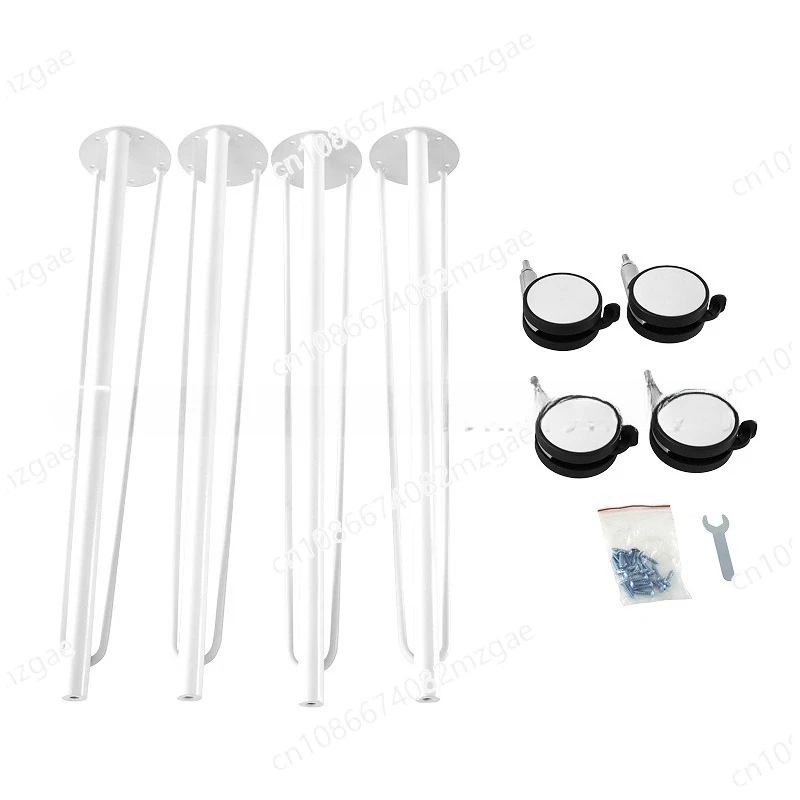 Desk with wheels table legs furniture hardware accessories