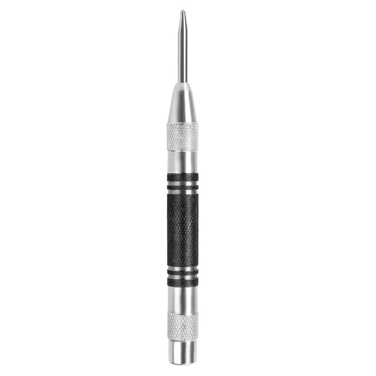2 Pack Automatic Center Punch 5 Inch&6 Inch with Replaceable Tips Heavy Duty Spring Loaded Center Punch