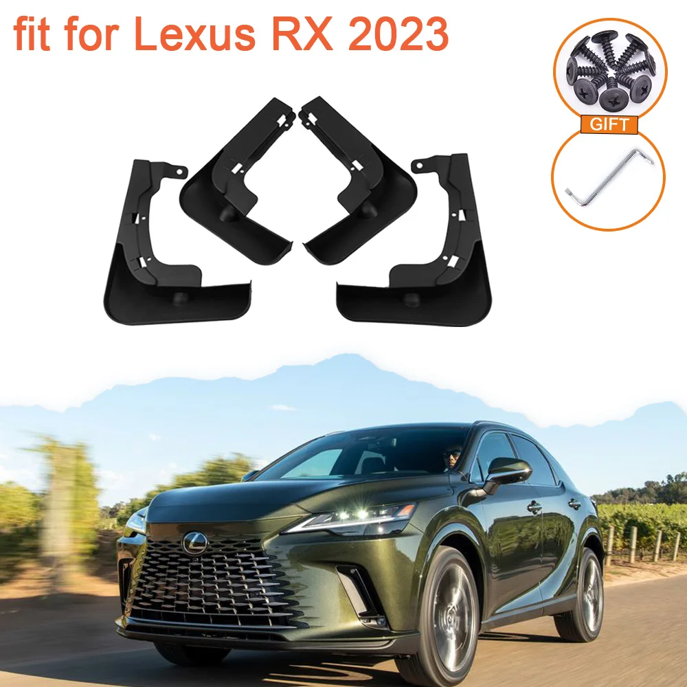 

Mudflap for Lexus RX 350 450 RH350 RH450 2023 2024 ALA10 ALH10 Accessories Mudguards Mud Flaps Anti-splash Front Wheels Fender