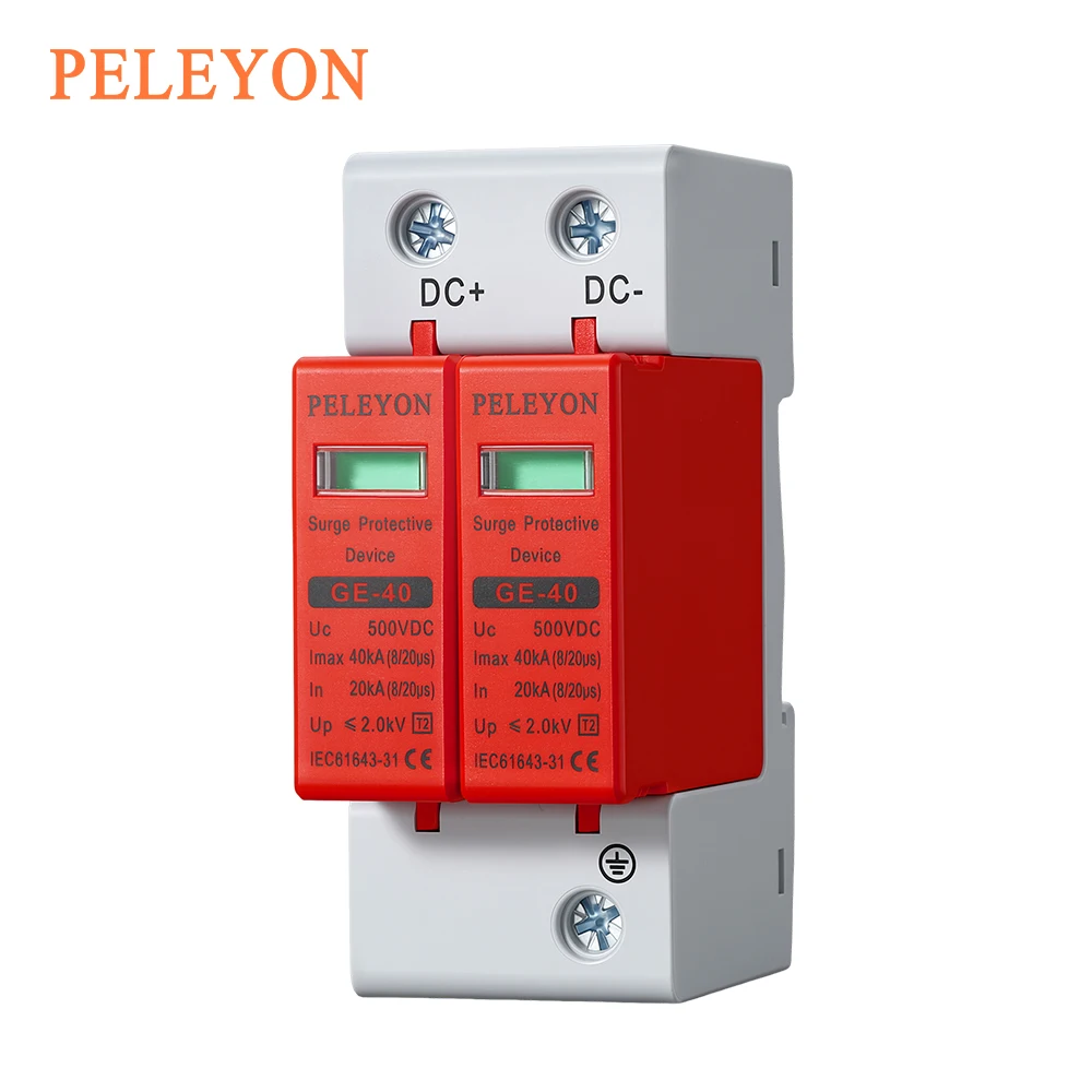 20KA~40KA SPD DC 1000V/500V  House Surge Protector Protective Low-voltage Arrester Device