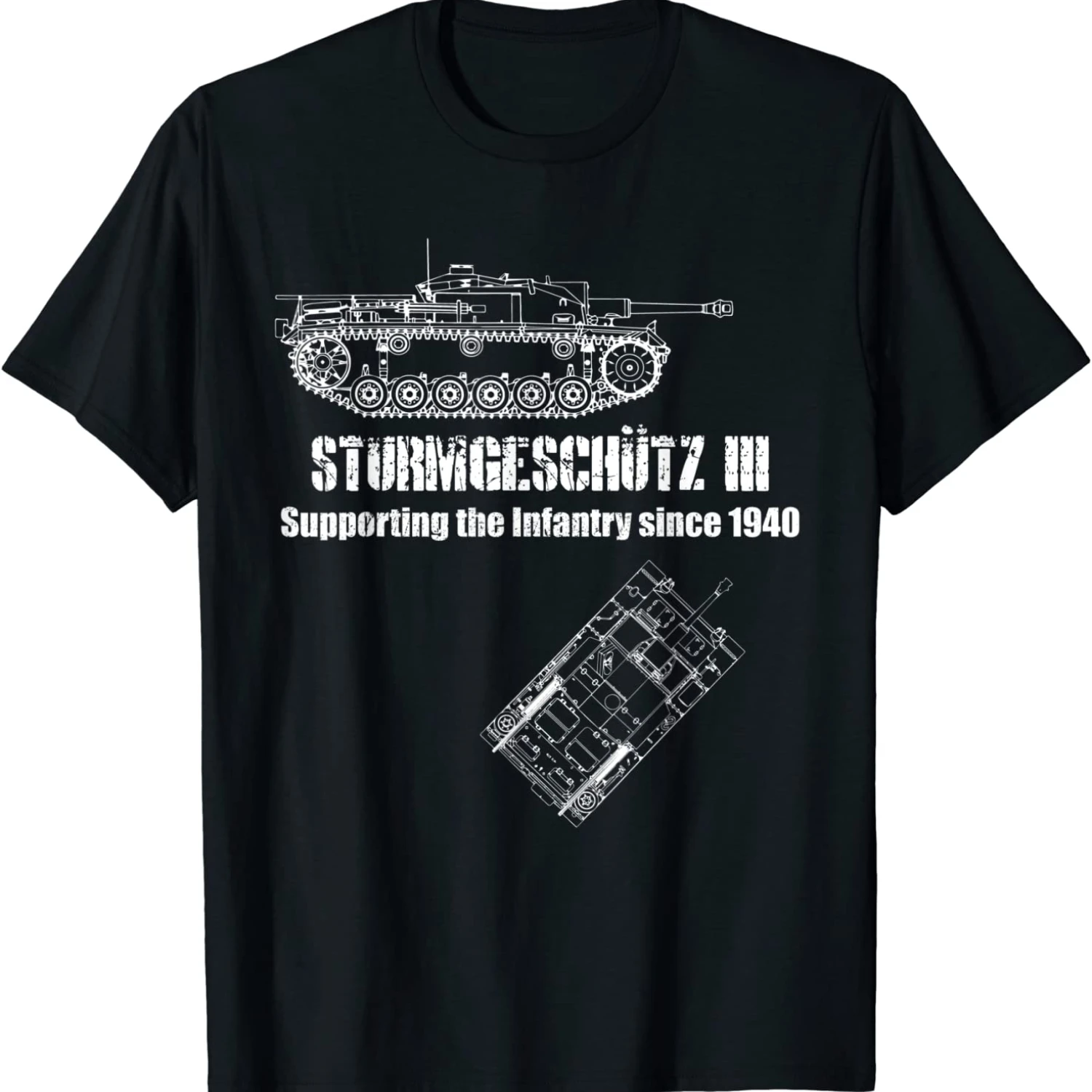 Sturmgeschutz III StuG 3 German Wehrmacht Assault Gun T-Shirt. Summer Cotton Short Sleeve O-Neck Men\'s T Shirt New S-3XL