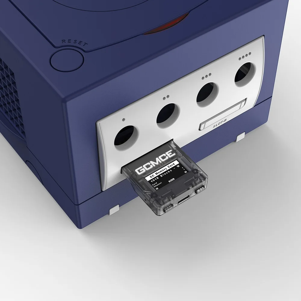 Bitfunx Game Saves Карта памяти GCMCE FlipperMCE с OLED-дисплеем для игровой консоли Nintendo GameCube Wii RVL001