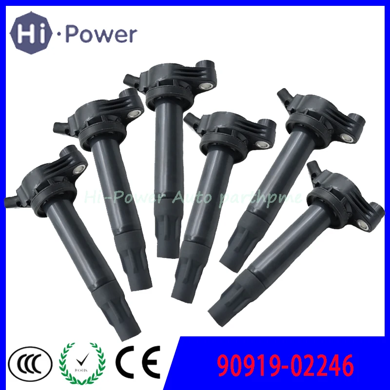 

4/ 6 PCS 90919-02246 Styling Ignition Coil / Car Coil 9091902246 For Toyota Highlander Lexus ES330 90919 02246 9091902246