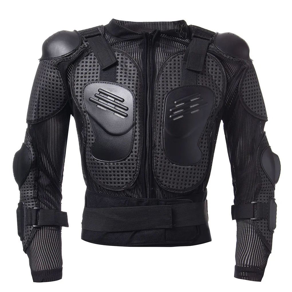Men Full Body Motorcycle Jacket Armor Motocross Racing Protective Gear Motorbike Bike Riding Chest Elbow Back Shoulder Protector