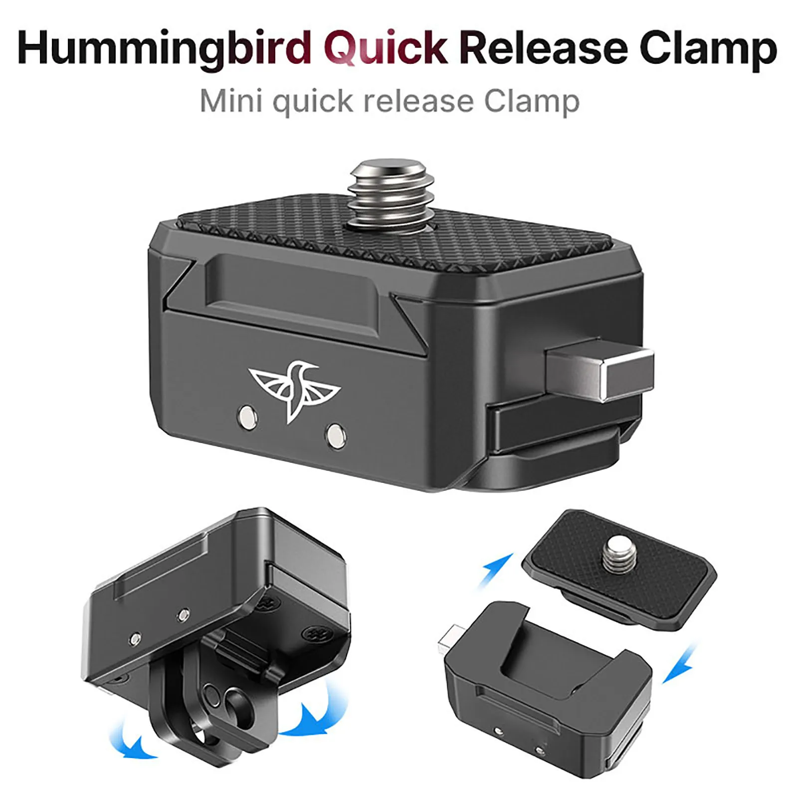 Hummingbird Camera Quick Release Mount Adapter Tripod QR Plate Adapter Vlog Filmmaking Accessories Kits For SLR DSLR Camera