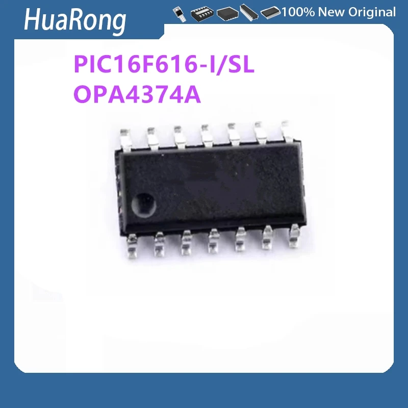 10Pcs/Lot PIC16F616-I/SL PIC16F616 16F616 OPA4374A OPA4374 SOP14