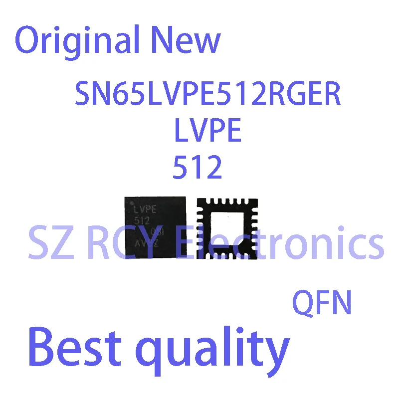 (2-5 PCS)NEW SN65LVPE512RGER SN65LVPE512 Top Mark LVPE 512 LVPE512 QFN IC Chip electronic