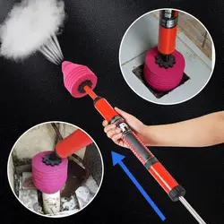 Toilet Plunger High Pressure Pump Anti Clogging Drain Cleaners Pipe Dredge Device for Bathroom Kitchen Sink Drain Clean Supplies