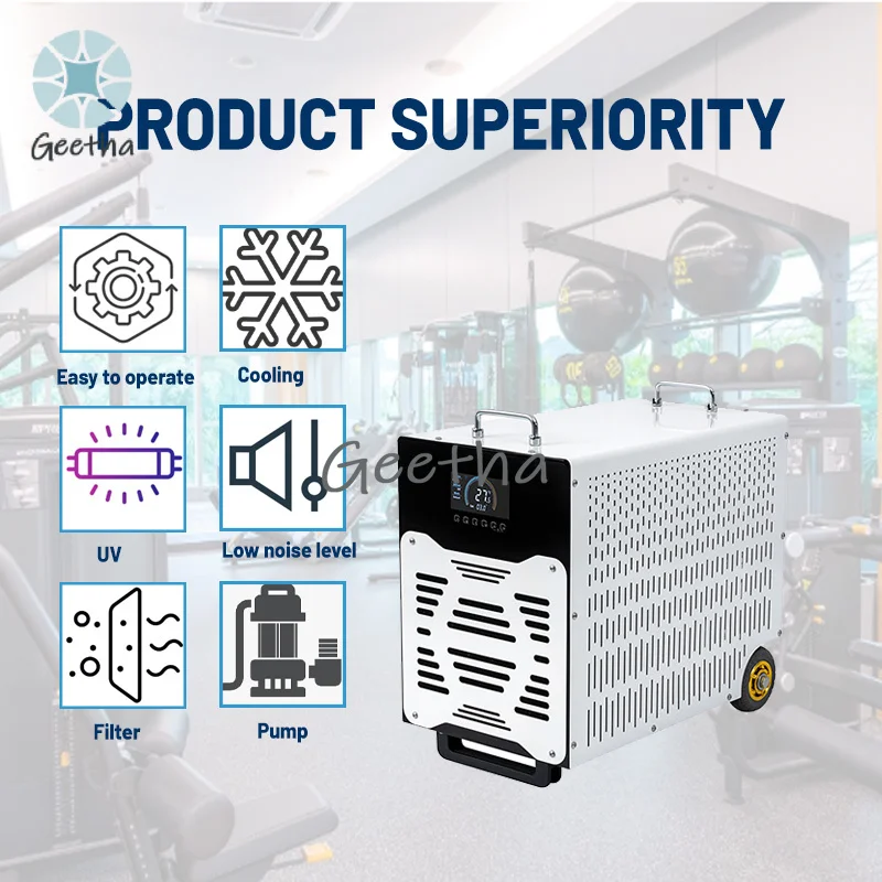 1HP 0.8HP Hot Bath Ice Baths Machine Ice Bath Cold Plunge Chiller for Recovery