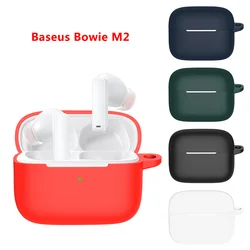 Suitable for Baseus Bowie M2 Case Transparent Earphone Protector Cover For Baseus Encok TWS M2 TPU Headphones Case Accessories