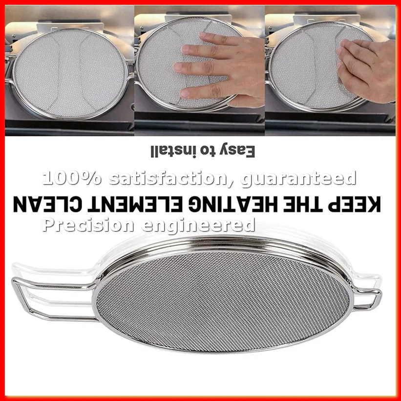 

Stainless Steel Splatter Shield for Foodi IG600 IG601 IG651 Accessories Grill Dishwasher Safe & Reusable-A09G