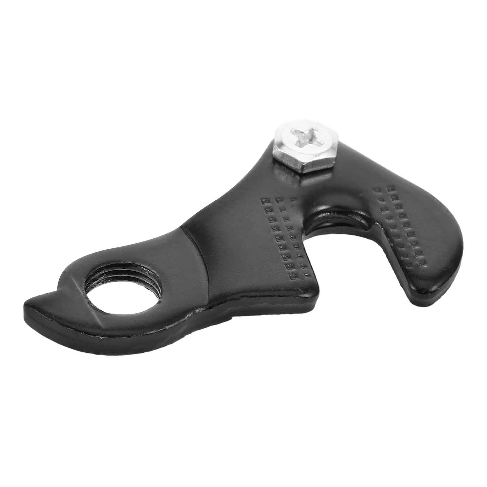 

Bicycle Tail Hook Rear Derailleur Hanger Iron Material Lightweight Durable Bike Frame Accessory For Mountain Bikes Black Color
