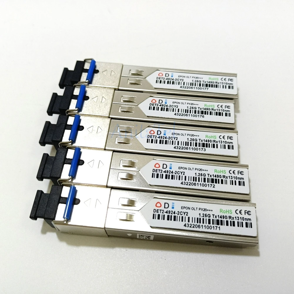 EPON OLT SFP Module SFP Transceiver Px20+++ GBIC Optical Fiber Module SC Port 20km 1.25G OLT Equipment Compatible With H3C BDCOM