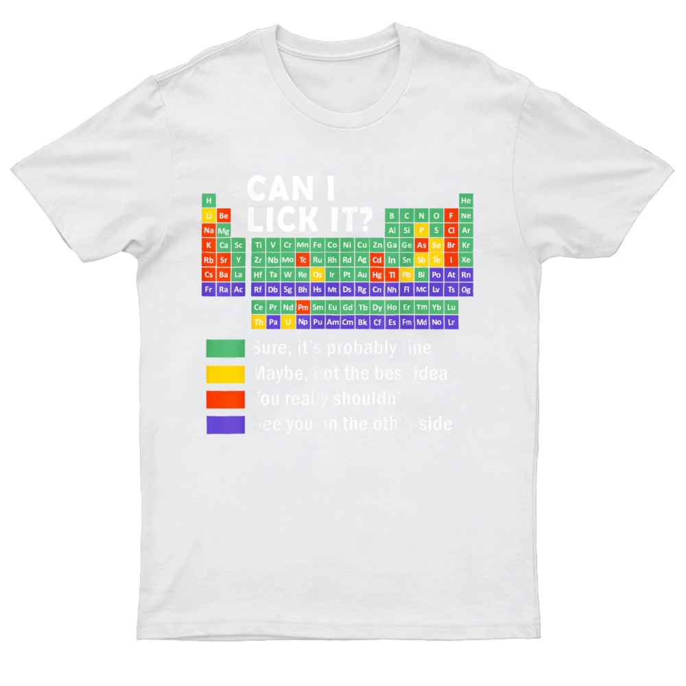 Fun Elements Periodensystem Farbcodemuster T-Shirt für Männer und Frauen, Chemie-Witz, Wissenschaftslehrer, Schüler-T-Shirt – Detail 7