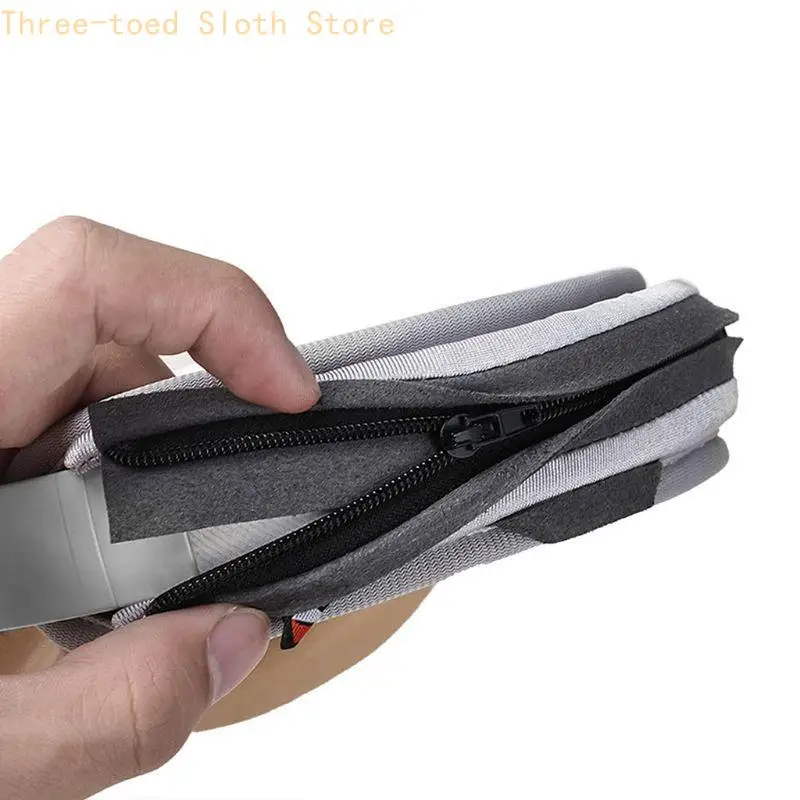 Kopfhörer Weiche für Kopf Strahl Kissen Pad Kopfhörer Ersatz Ohr Kissen Headsets S/L Größe mit Abdeckung Zipper Pad e74A – Detail 5
