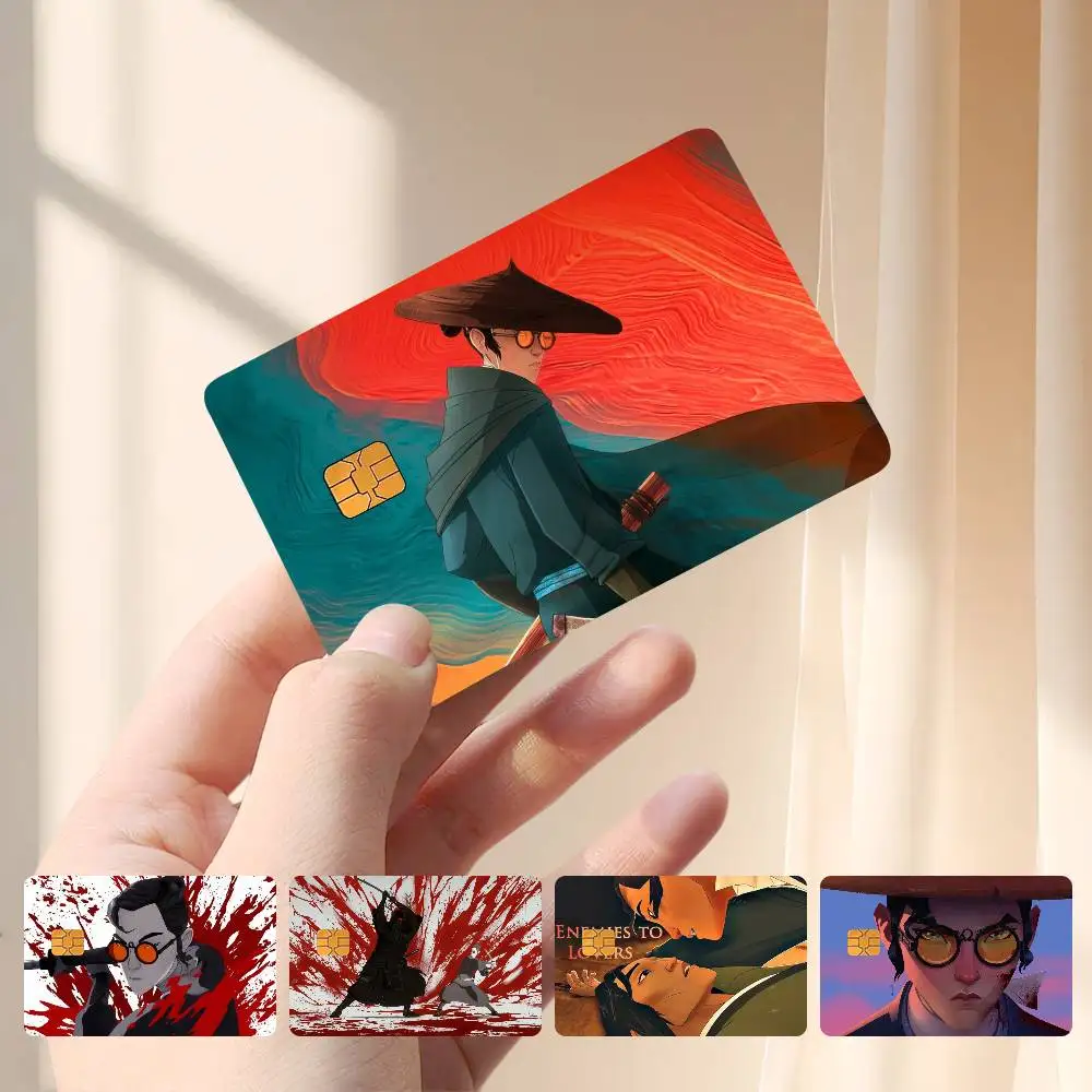 B-Blue Eye S-Samurai наклейки для карт защитные наклейки для кредитных карт устойчивые к царапинам и истиранию