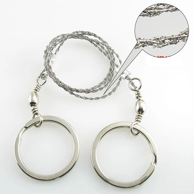 Hand Operated Wire Saw Chain Saw Rope Saw Wire Saw Rescue Saw Wilderness Survival Cable Saw Equipment Outdoor Survival Supplies