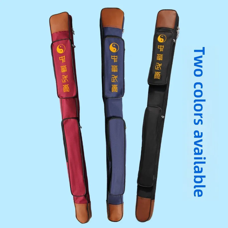 

Холщовая сумка для меча Thiened, двухслойная молния, водонепроницаемая ткань быка, чехол для меча Тай Чи, однослойные аксессуары для боевых искусств