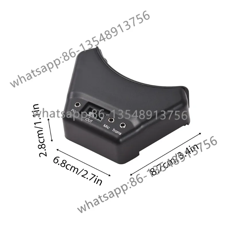 K6S Acoustic Guitar Resonance Pickup Chorus Delay Reverb Bluetooth Accompaniment Percussion Pick‑up Device