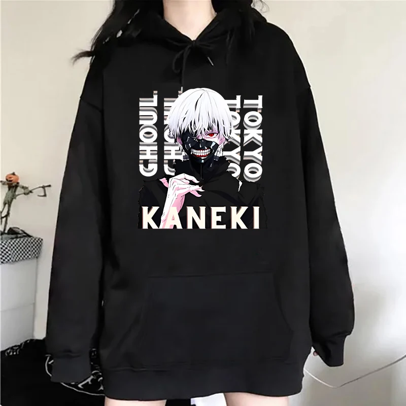 Fashion Autumn And Winter Anime Kaneki Ken Print Hoodie Sweater Men And Women Pullover Casual Top