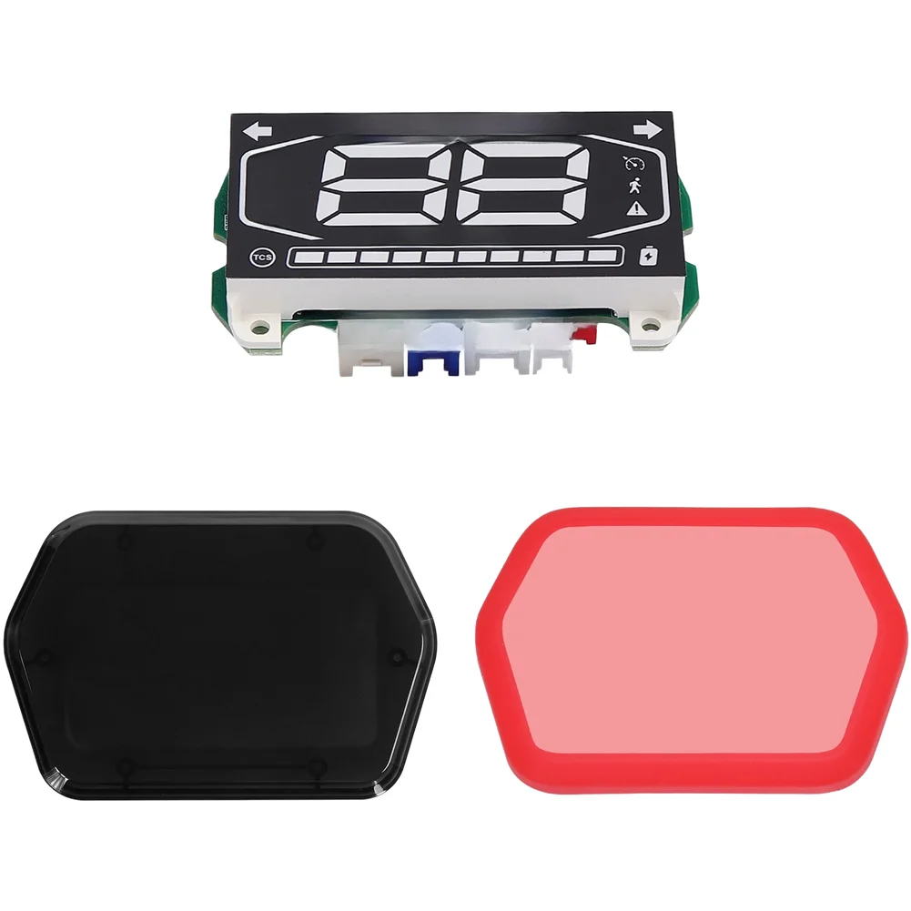 For NINEBOT For ZT3 for Pro Scooter Dashboard Cover ABS Front Panel Case with Waterproof Silicone and 10.2 x 6.9 cm Dimensions