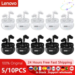 5/10PCS Lenovo LE253 Earphones TWS Wireless Bluetooth 6.0 Headphones ANC Noise Reduction HiFi Sound Gaming Sports Headset New