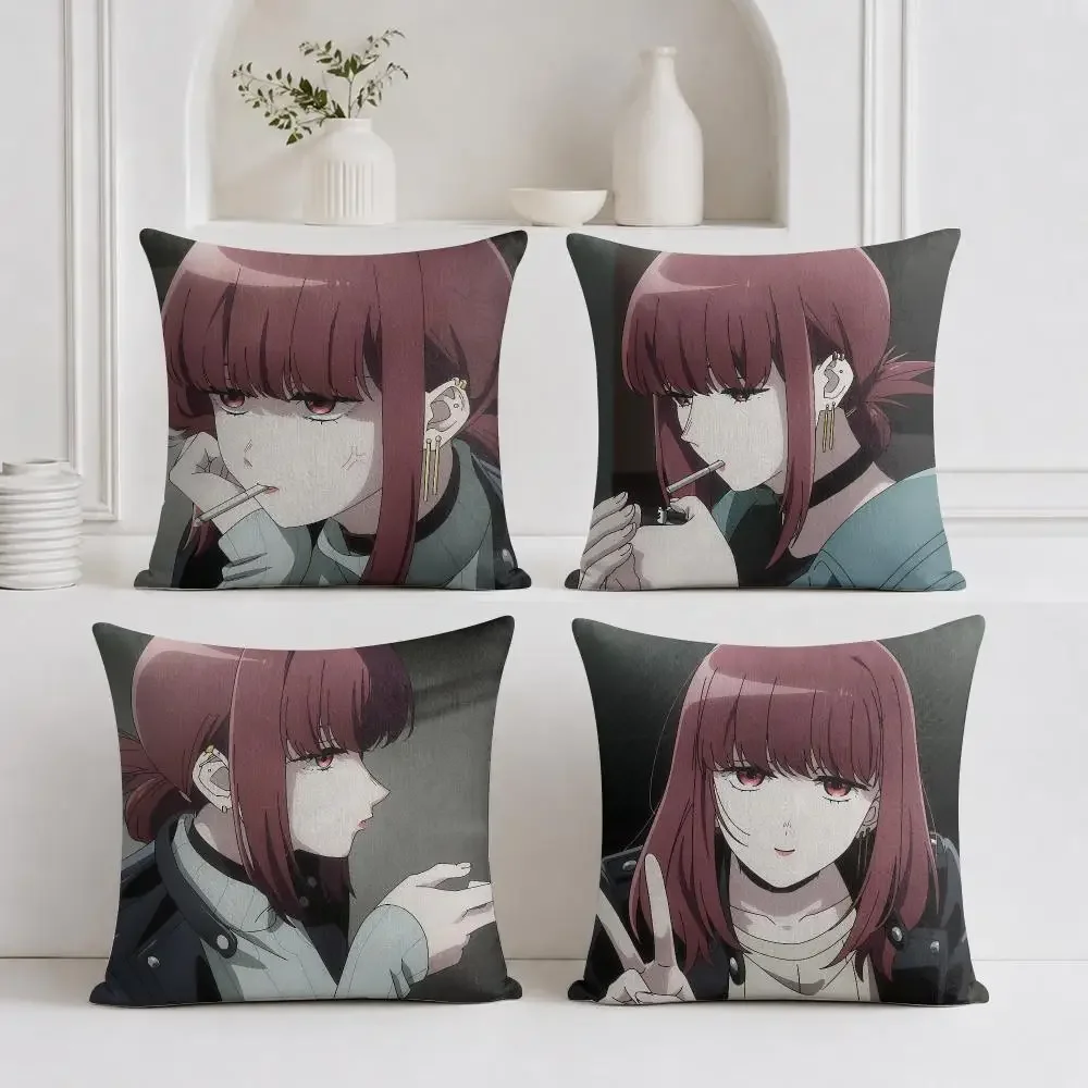 Smoking Behind Supermarket With You Cushion Cover Linen Decorative Sofa Couch Bedroom Living Room Home Decor Pillow Case