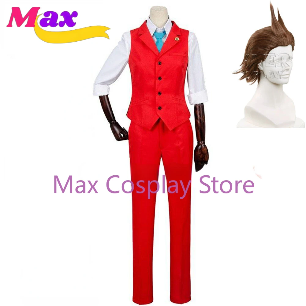 Max Apollo Justice Cosplay Game Ace Attorney DokiDoki-R Apollo Justic Costume Uniform Cosplay Suit Gyakuten Saiban Clothes NZ