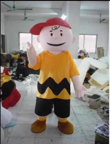 

EVA Material Charlie Mascot Costumes Crayon Cartoon Apparel Birthday party Masquerade Cosplay Costume Christmas Party Maskote Ca