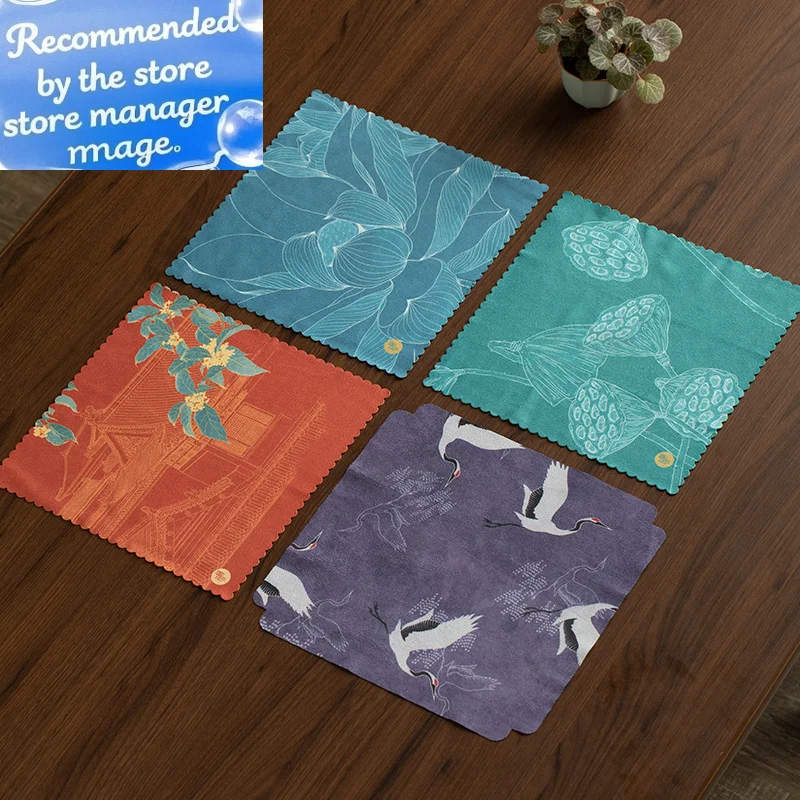 

Новое двустороннее чайное полотенце, высококачественная чайная ткань, впитывающее полотенце, чайная скатерть, тряпичная подушечка, салфетки