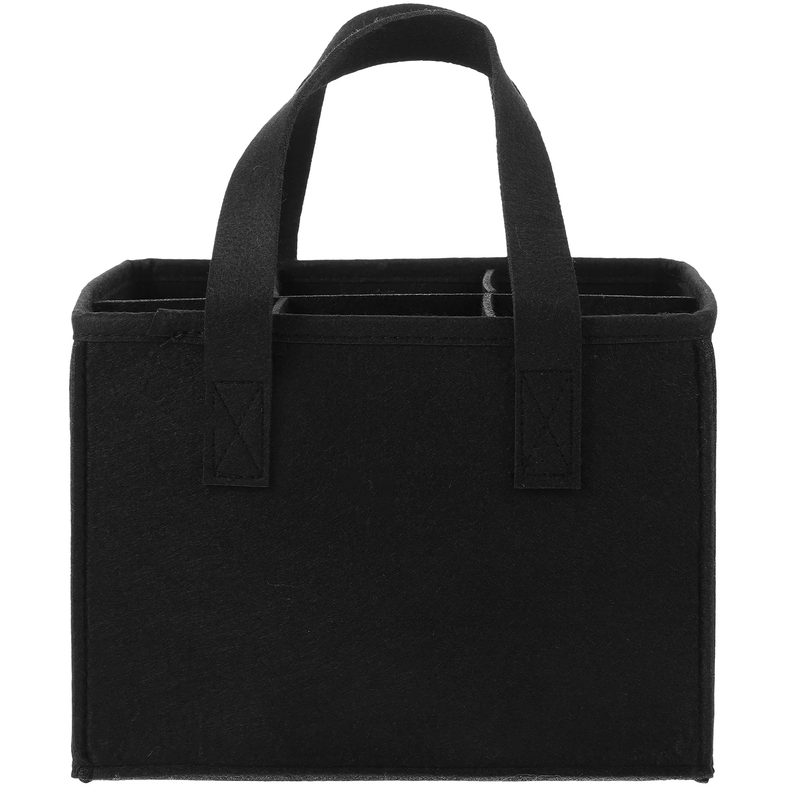

Red Wine Tote Bag Portable Storage Pouch For Holiday Party Gift Wine Bottle Organizer Reusable Decorative Carrying Bag