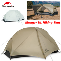 Naturehike 2025 Mongar UL Hiking Tent 15D Nylon 3 Season 1-2 People Ultralight Outdoor Double Layer Waterproof  Camping Tent