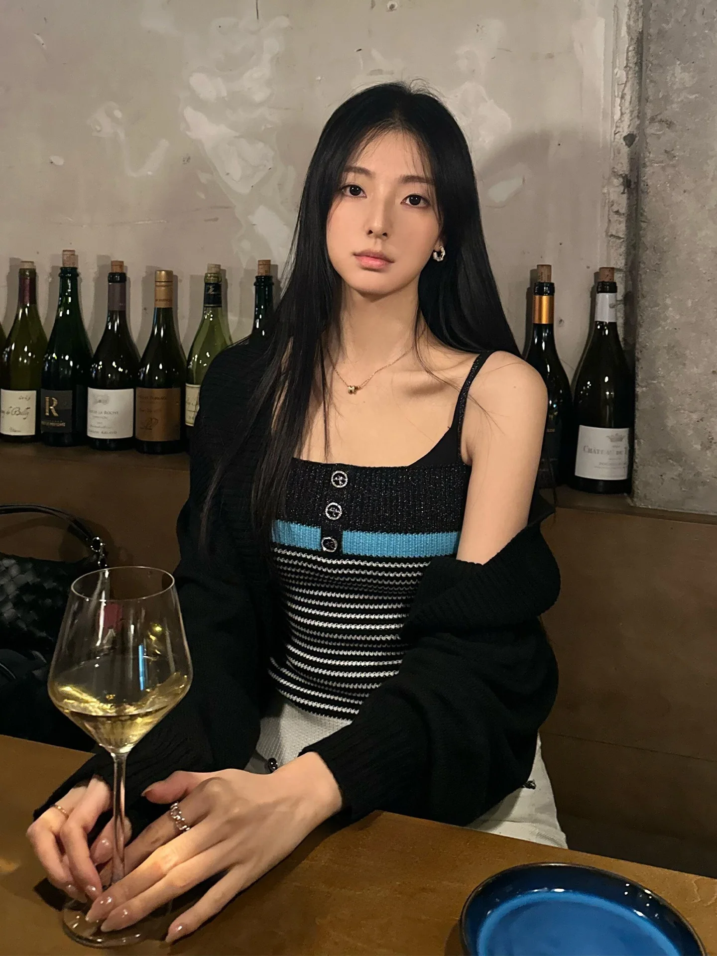 

Женский вязаный кардиган-свитер с открытым передом, приталенный, в полоску, с топом-бандо, верхняя одежда, весенняя мода, повседневный стиль, корейский стиль, ранняя весна