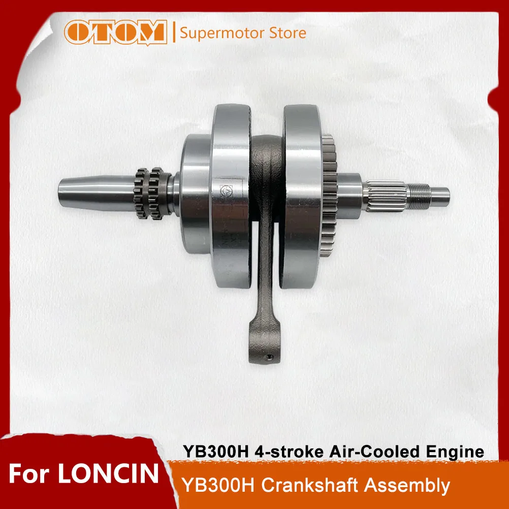 

OTOM мотоциклетный коленчатый вал в сборе, шатунный вал для LONCIN YB300H, 4-тактный KEWS K23 HENGJIAN S7, детали двигателя, велосипед