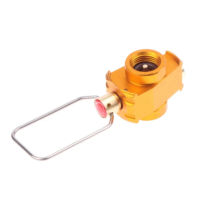 Camping Gas Adapter Valve Camping Gas Saver Plus Gas Converter Shifter Refill Flat Tank Conversion Adapter