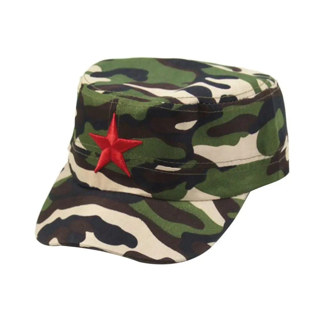 Men Unisex Casual Hat Baseball Cap Cadet Hat Breathable Combat Fishing Flat Adjustable Cap