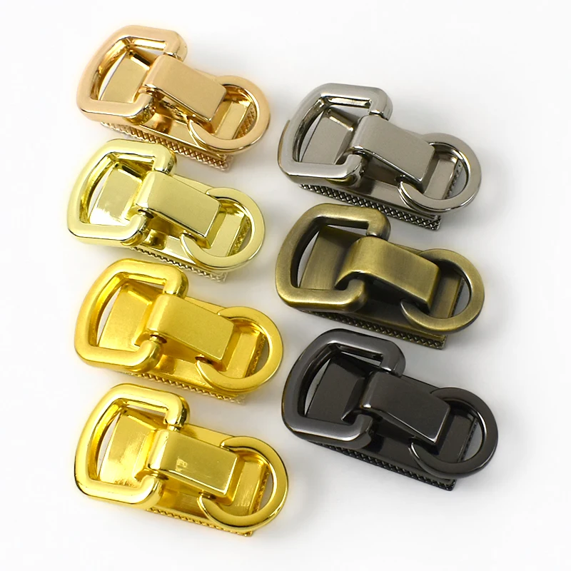 

2/4/10P 34mm Metal Bag Side Clip Buckle Handbag Strap Connect Buckles Carabiner Keychain Hanger Ring Hook Hardware Accessories