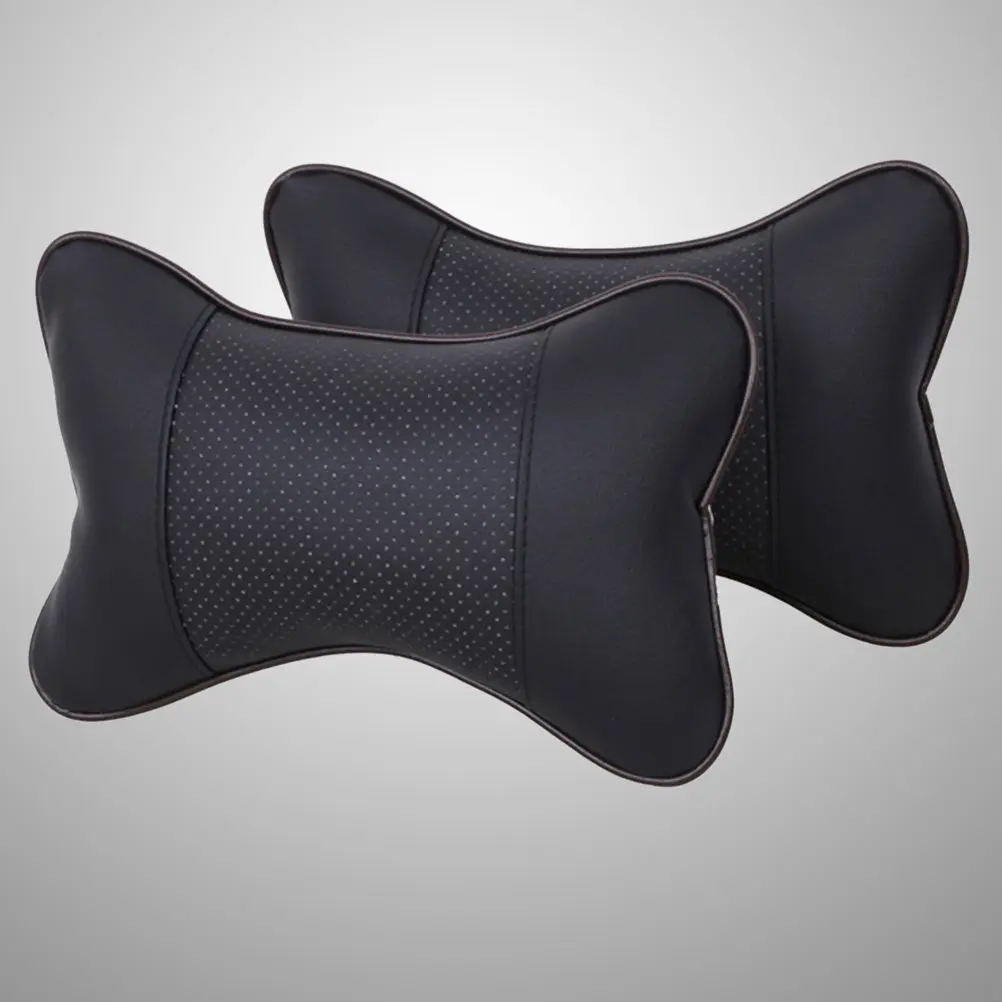 Breathable Neck Pillow Ergonomic Car Headrest Cushion for Neck Support Back Pain Relief Driving Comfort Compact Zipper Cover