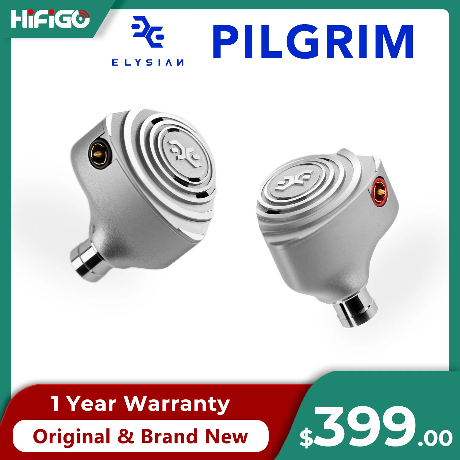 Elysian Pilgrim 1 BA Hybrid In-Ear Monitors 4.4mm