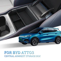 Car Center Console Btorage Box Armrest Box Storage Tray for BYD Atto 3 2022 2023 Accessories