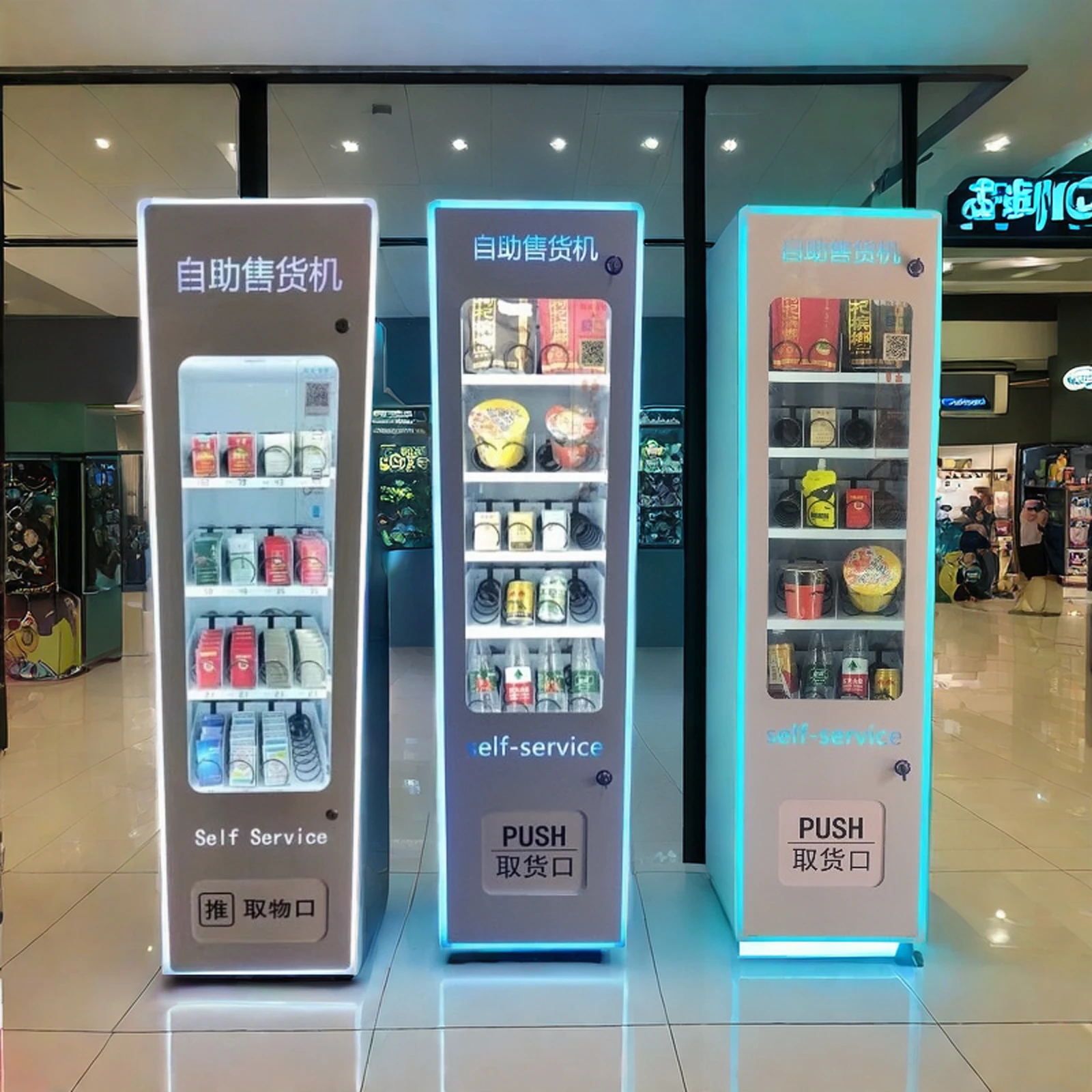Small Unmanned Vending Machine ligent Mini Automatic Retail Kiosk