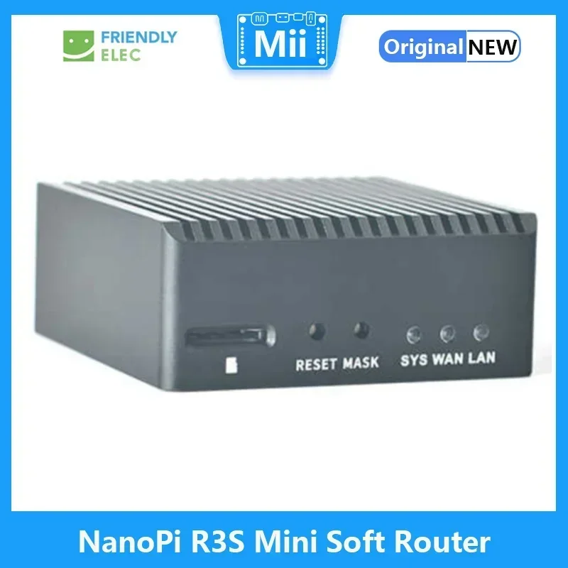 Friendly NanoPi R3S Mini Soft Router with Rockchip Android Box Dual Network Port, RK3566