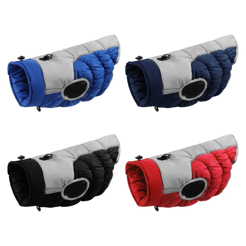 Large Dog Winter Cotton Clothes Waterproof Reflective Coats With Harness for Medium Large Dogs Golden Retriever Samoyed Labrador